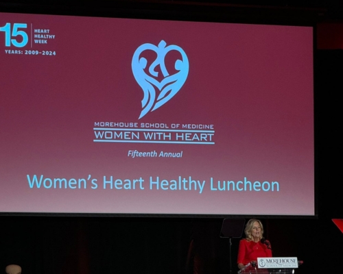 First Lady Jill Biden Talks About Women's Heart Health Research During Atlanta Visit